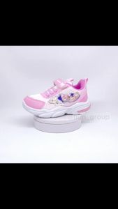 FIURI - NEW ERA -  KIYOMI V 29-32 MERAH MUDA - SEPATU SNEAKERS PEREKAT SOL KARET ANAK KECIL PEREMPUAN  - SEPATU KETS LUCU FASHION TRENDY - SEPATU SEKOLAH PAUD TK KRETEKAN CEWEK MURAH PROMO DISKON BONUS KAOS KAKI