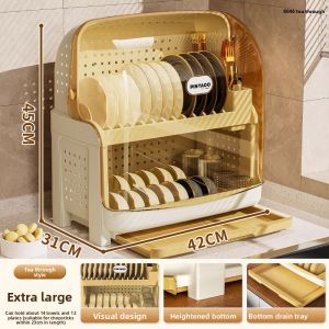 JIAJIESHI | Small Double Layer Dish Drying Rack