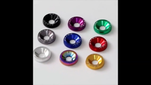 10 Pcs Aluminum Washers And Fender Screw JDM Style Steel Bolts For Honda Civic Integra Gasket