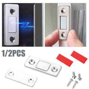 Strong Door Closer Magnetic Door Catch Latch Door Magnet Furniture Cabinet Cupboard Catch Latch