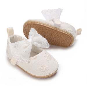 HAIZHIW New Sweet Baby PU Leather Baby Boy Girl Baby Moccasins Moccs Shoes Bow Fringe Soft Soled Non-slip Footwear Crib Shoes