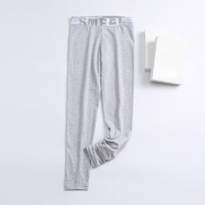 Ladies Pure Cotton Thermal Pants Wide Edge Comfortable Slimming mid Waist Underwear for Autumn And Winter Wearable Base Layer