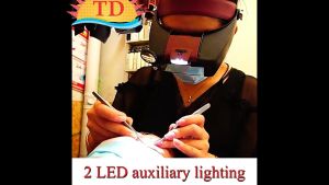 Kính lúp đeo đầu có đèn độ zoom 1.5X 3X 8.5X 10X - 81007A