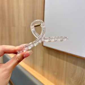 กิ๊บติดผมขนาดใหญ่ 2025 ทรงสัตว์ทะเลลิง สไตล์เกาหลี สำหรับผู้หญิง กิ๊บติดผมแบบมีหู 2 ข้าง ดีไซน์เก๋ไก๋และทันสมัย