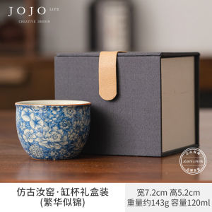 Cốc Trà Hoa Ceramic Cổ Điển JOJOS L. PD. Vòi Suối Tím Cốc Trà Chủ Nhân Cốc Trà Gốm Cốc Trà Trà Đạo Túi Ấm