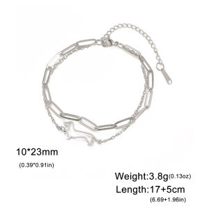 Vòng Tay Thép Không Gỉ Hình Chó Dachshund Dễ Thương Dành Cho Nữ Quà Tặng Kỷ Niệm Ngày Valentine Trang Sức Thời Trang Dây Chuyền & Vòng Đeo Tay.