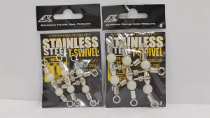 💥💥 JK JANKER PREMIUM QUALITY STAINLESS STEEL T-TYPE FISHING SWIVEL ( SSTS )