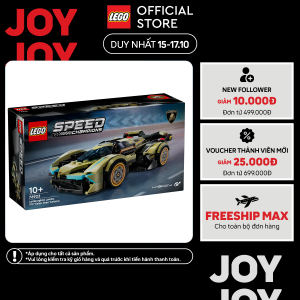 LEGO SPEED CHAMPIONS 76923 Đồ Chơi Lắp Ráp Siêu Xe Lamborghini Lambo V12 Vision Gt (230 chi tiết)