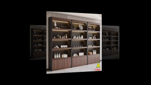 TỦ TRƯNG BÀY SẢN PHẨM GỖ MDF CAO CẤP MÃ TTB504- NỘI THẤT LẮP RÁP VIENDONGADV