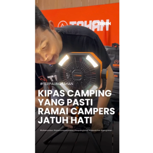 TAHAN Typhoon Dual Blade 16000mAh Camping Fan Kipas Camping Rechargeable Type C Wireless Gantung