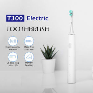 Xiaomi Mijia T300 Sonic Electric Toothbrush Type C Charging Ultrasonic Waterproof IPX7 Tooth Brush High Frequency Vibration Deep Oral Cleaning