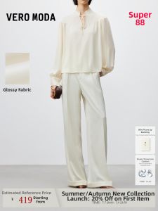 Vero Moda | FW26 Wide-Leg Pleated Womens Trousers
