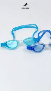CHAMPS Bundling Kacamata Renang & Topi Renang Kacamata Renang Topi Renang Silikon Adjustable Kacamata Renang Swimming Cap