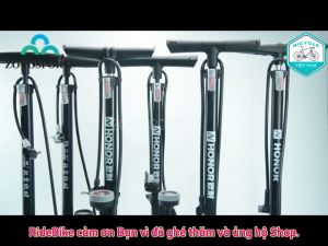 Bơm Sàn Xe Đạp HONOR GP 6535B – Đế Thép Chịu Áp Suất Lớn Đến 230 PSI