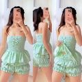 ERICA SMOCKING TUBE TOP & SHORT TERNO COORDS || FASHION TRENDY OOTD. 