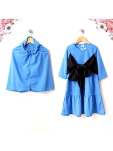 Gamis Anak Cantik/Gamis Anak Kerudung/Gamis Lesti Qleafashion Fashion