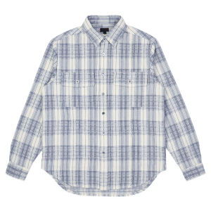 Jin Fan Pure Cotton Plaid Shirt Couple Style Loose Casual Mens Long Sleeve Shirt Breathable Moisture Wicking Spring Autumn Winter