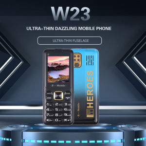 W23 Elderly Mobile Phones 2.2 Inches Triple Sim Feature Keyboard Phone Flashlight 21 Keys Big Button 2G Easy Use Senior Mini Cellphone