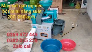 Máy xát máy nghiền bột Hoàng Anh HA6666 mới
