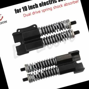 Electric scooter front wheel shock absorber 10 inch folding bicycle spring shock absorber modified scooter accessories