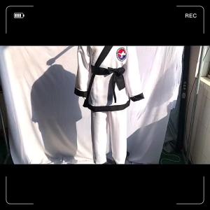 Taekwondo cosplay Practice Training Wear Costumes Children Martial Arts Wear Childrens Male and Female Karate