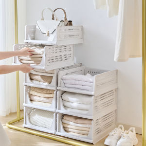 MLZH | Drawer Style Layered Large Capacity Storage Box With Partition
