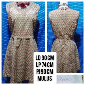 DRESS KUTUNG/SLEEVELESS BROWN(ROEM) 11