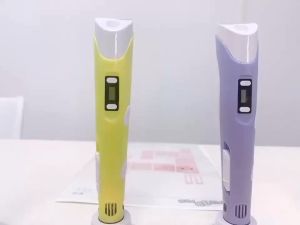 3D Printer Pen Digital Display Intelligent Printing Pen Making Doodles Graffiti Arts with USB Cable Creative Toys Crafting Drawing Arts Pen Kids Gift