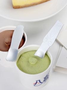Aluminum Ice Cream Spoon White Bear Penguin Dessert Spoon Jelly Spoon Heat Transfer Western Dining Utensils Echo Brand