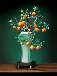 Kisstyle | Copper Auspicious Chinese Persimmon Ornaments