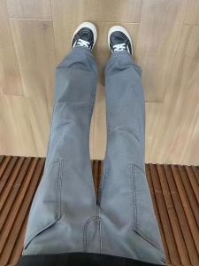 ZHUOCAN | Quần Jeans Bông Mỏng Đơn Giản Phong Cách Mùa Hè Chất Liệu Cotton