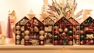 Christmas Tree Decorations Balls Bauble Xmas Party Hanging Ball Ornaments New Year Deco Colorful Glitter 70pcs/box