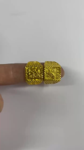 Mens Punk Eagle Ring - Rock Hip Hop Fashion Jewelry in Sand Gold Luxury Style