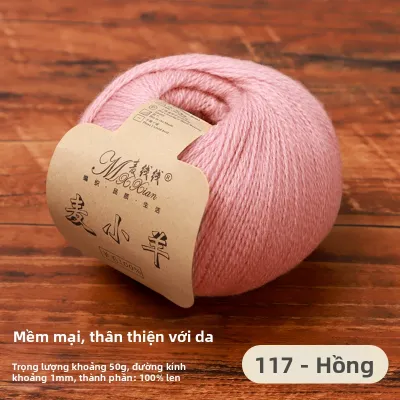 NUANYANGYANG | Sợi len Cashmere Merino đan tay DIY