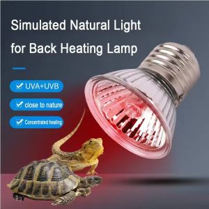 Polocat Reptile Lamp 25/50/75W UVA+UVB 3.0 Pet Heat Lamp Bulb Turtle Basking UV Light Bulbs Amphibians Lizards Temperature Controller
