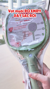 Vợt muỗi ĐQ EMR11 DÂY SẠC RỜI (Pin Lithium mẫu mới 2025)