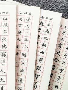 Adult Calligraphy Practice Book Traditional Model Regular And Running Script Hard Nib Pen for Students of All Ages Single Side