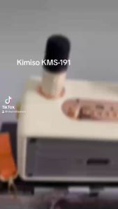 Loa bluetooth KIMISO KMS-191 kèm 2 micro karaoke không dây có tay xách