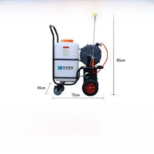 Trolley Sprayer Garden Agricultural High Pressure Automatic Spraying Machine Hand Push Sterilizer Electric Spray Insecticide Machine Gasoline