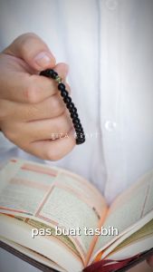 Gelang Tangan Tasbih Batu Akik Hitam Black Onyx ASLI 33 Butir Natural Alam ORIGINAL buat Pria Wanita