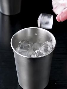 4 Pieces Stainless Steel Pint Cups 500ml Stainless Steel Tumblers Pint Camping Cups Drinking Glasses Stackable Metal Cups