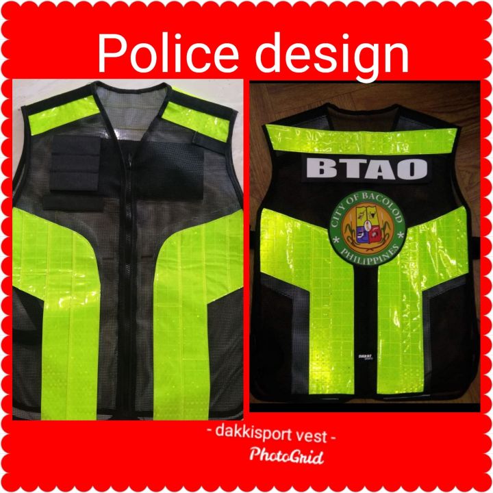 police design motorcycle reflectorized vest Lazada Lazada PH