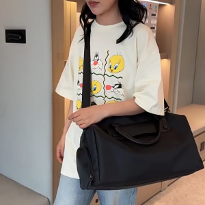 MENSPE Fashion Travel Bag Handbag Men Womens Sports Bag Luggage Bag Waterproof Fitness Bag Shoulder Bag Outdoor Sling Bag Gym Dry Wet Separation Portable Travel Yoga Swimming Bag