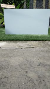 RUDI PB4 Matte Premium Thick Reinforcement Extra Large Fiberglass White Planter Box Garden Flower Pot Landscape Outdoor