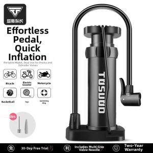 TOSUOD | Portable High-Pressure Stainless Steel Bike Pump
