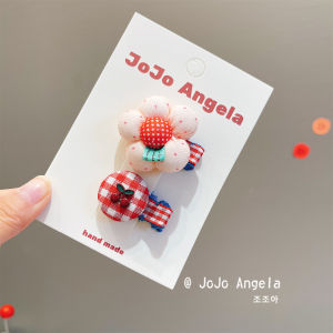 JoJo Childrens Hair Accessories Sweet Cute Flower Hair Clips Set Baby Full Coverage Clips Girls Side Clips Hair Cards