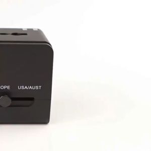 Ổ cắm chuyển đổi CF 071 quốc tế du lịch 2 cổng USB và Ổ Cắm Du Lịch Honeys ECO-TV1
