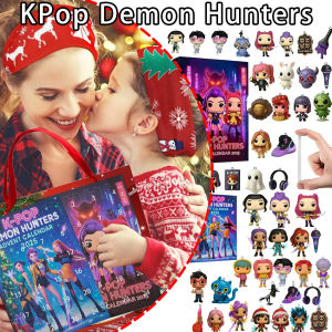 Kpop Demon Hunters Advent Calendar Huntrix Rumi Mira Zoey SAJA Boys Derpy Tiger New Years Decor Christmas Countdown Toys Gifts