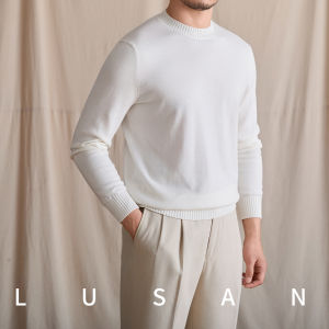 Breathable Basic Slim Fit Cotton Knit Long Sleeve T-shirt