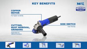 NIETZ-750W Angle Grinder (NZAG01-750) // Grinder machine // Mesin potong